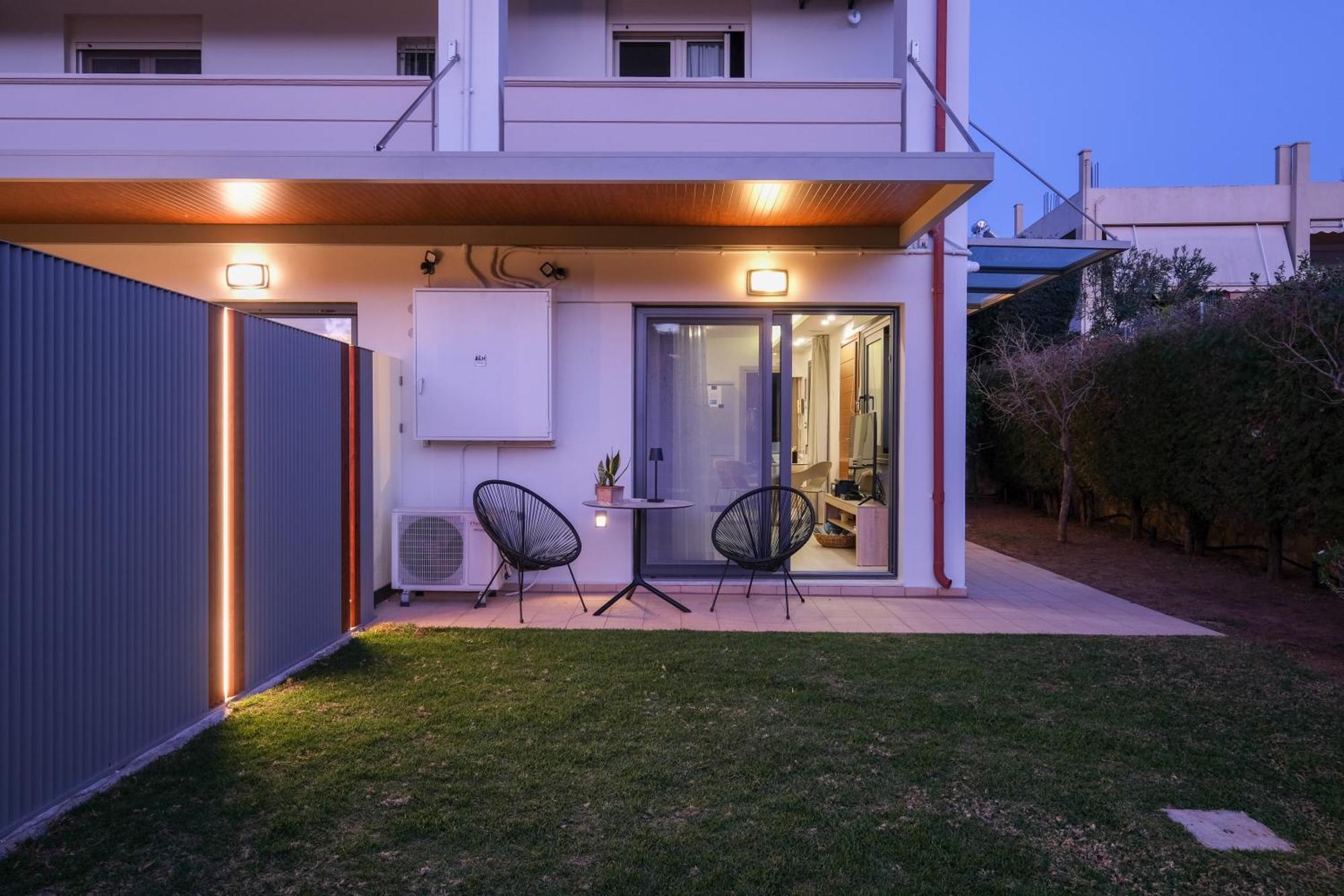 Glaros Casa Verde - Cozy Flat With Garden Near Beach คาโตดารัตโซ ภายนอก รูปภาพ