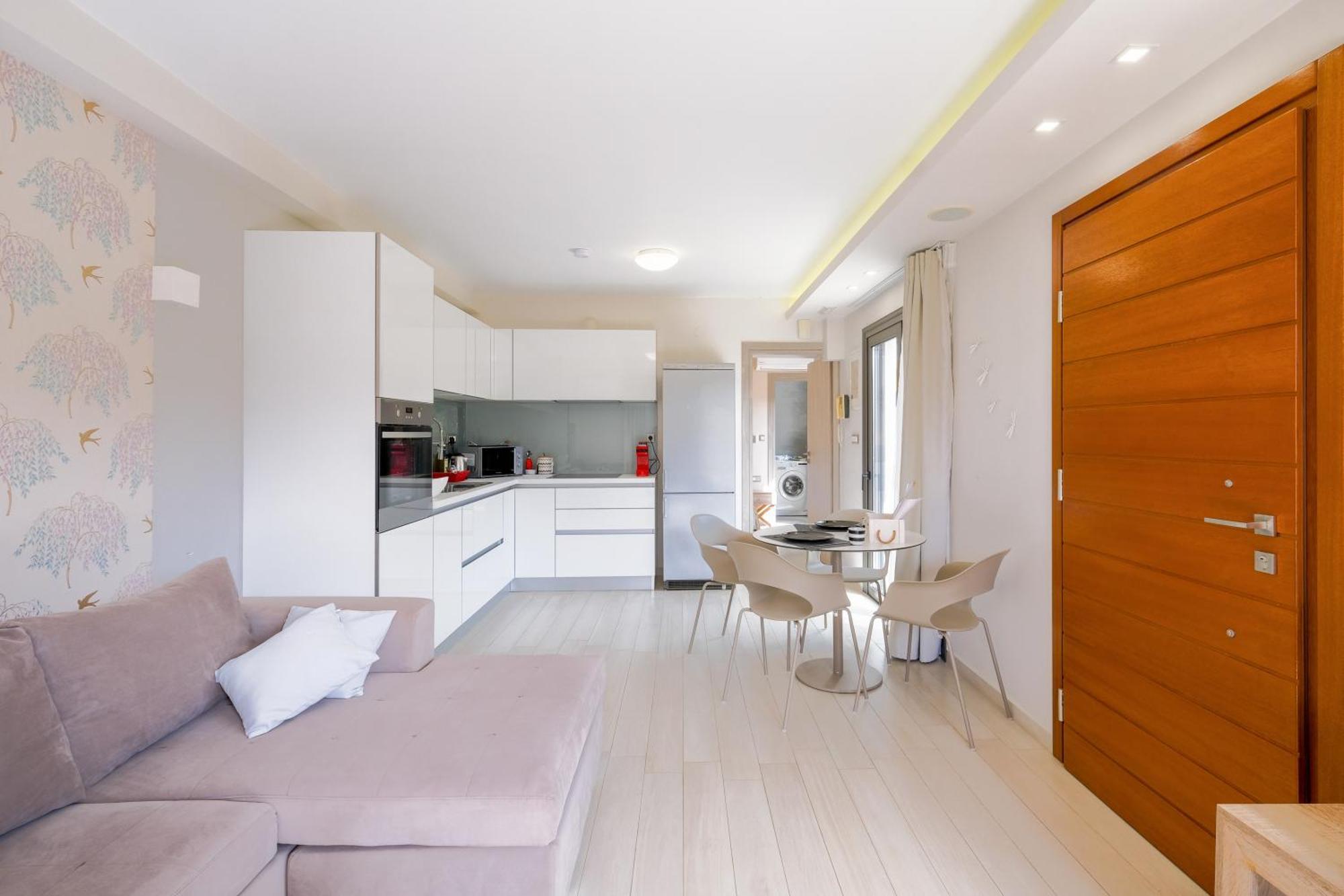 Glaros Casa Verde - Cozy Flat With Garden Near Beach คาโตดารัตโซ ภายนอก รูปภาพ
