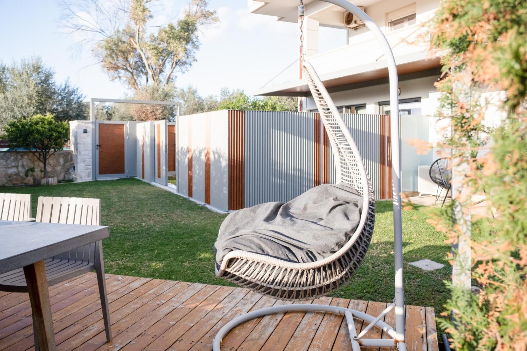 Glaros Casa Verde - Cozy Flat With Garden Near Beach คาโตดารัตโซ ภายนอก รูปภาพ