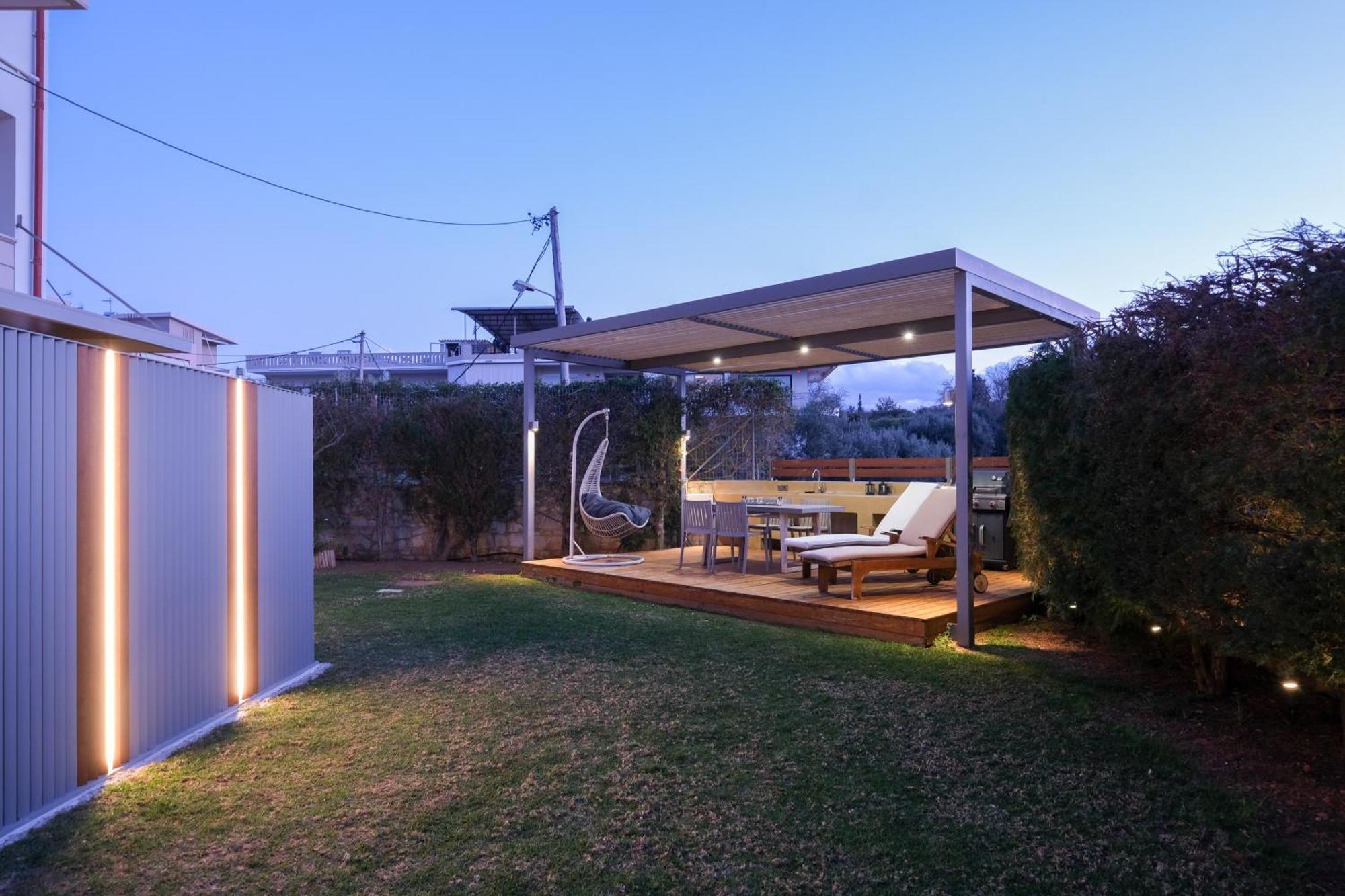 Glaros Casa Verde - Cozy Flat With Garden Near Beach คาโตดารัตโซ ภายนอก รูปภาพ